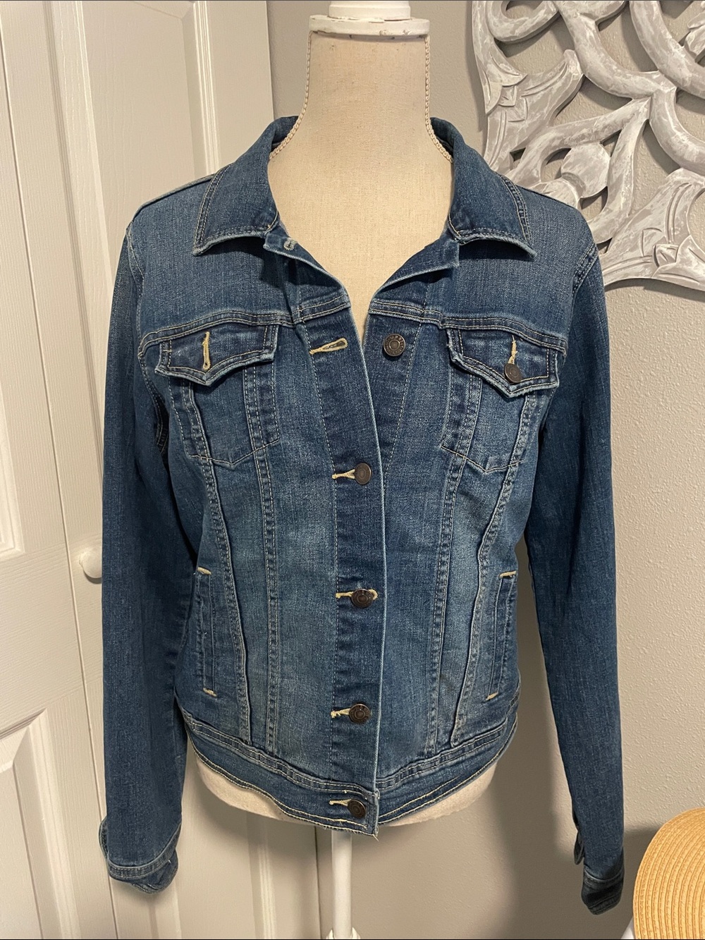 Old Navy Medium Blue Denim Jean Jacket